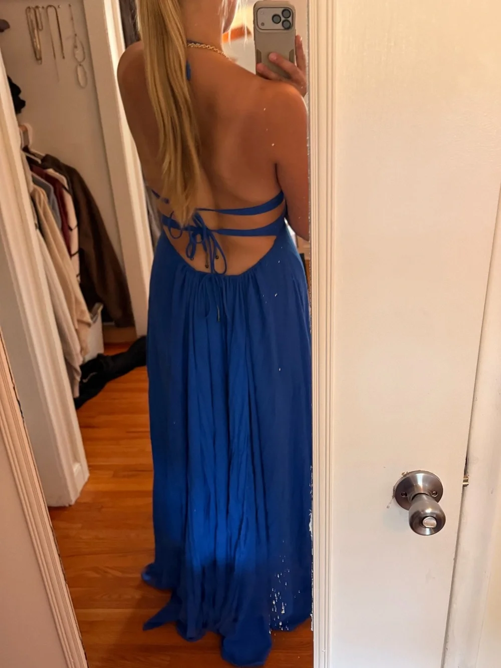 Free people endless summer lillie blue maxi dress